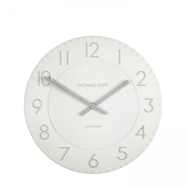 Thomas Kent town house white wall clock