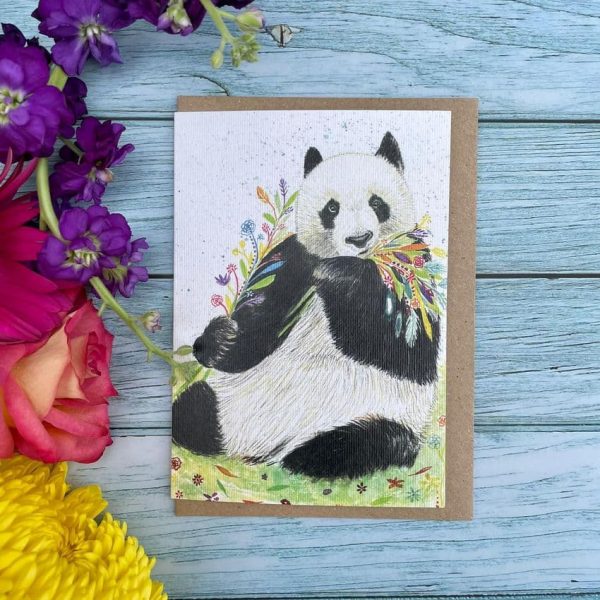 Posy the panda eco friendly card from Jen Winnett